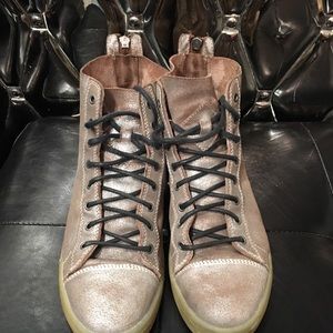 Diesel Diamond Leather Mens Mid Trainers